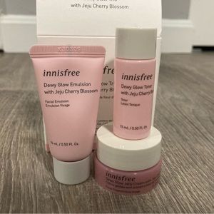 3/$30 NIB Innisfree Dewy Glow Trio with Jeju Cherry Blossom!